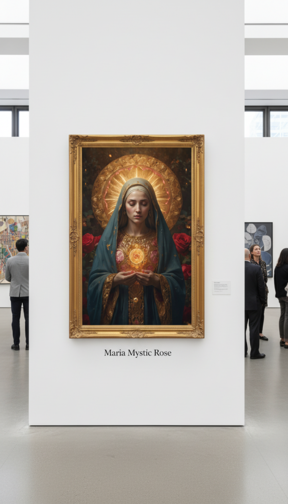 Maria Mystic Rose in der modernen MOMA-Hängung